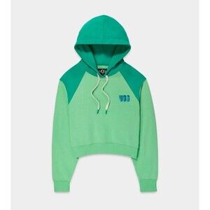 Mallory Cropped Hoodie UGG Mint $98 Size Medium